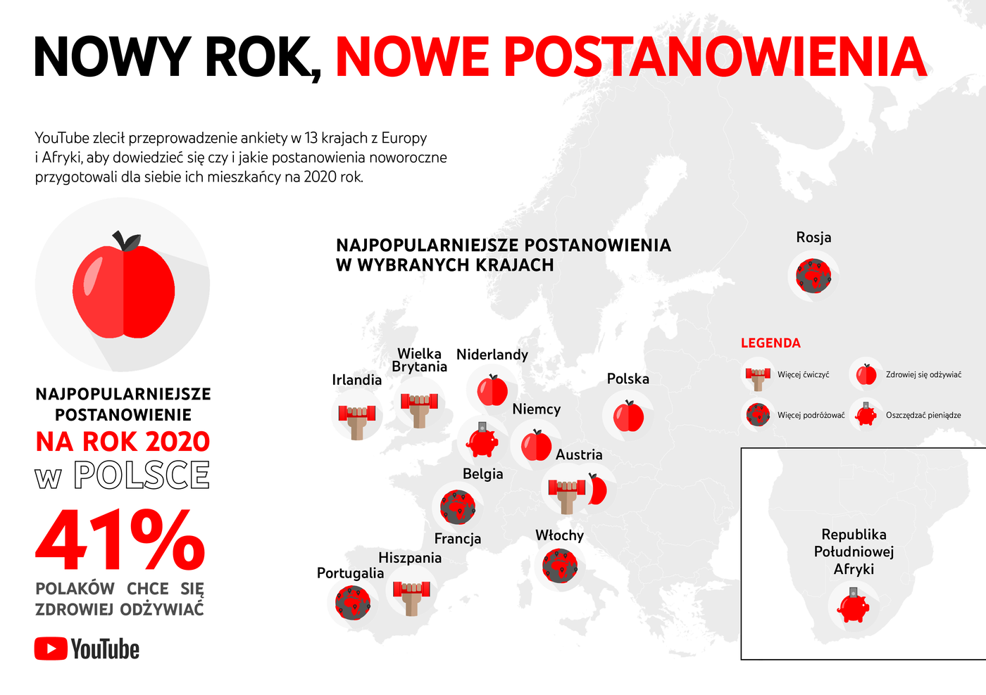 noworoczne postanowienia, postanowienia Polaków, Polacy w 2020,