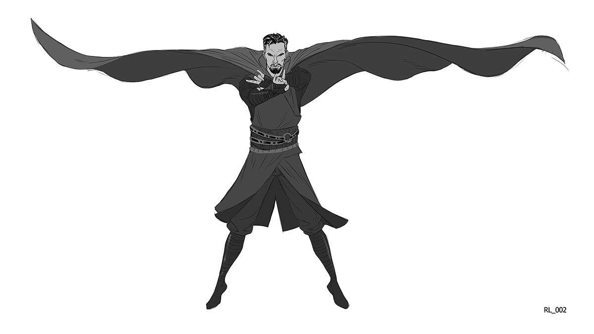 Niesamowite grafiki koncepcyjne z Doktora Strange'a. Przerażający Dormammu, sceny walk i alternatywny wygląd postaci