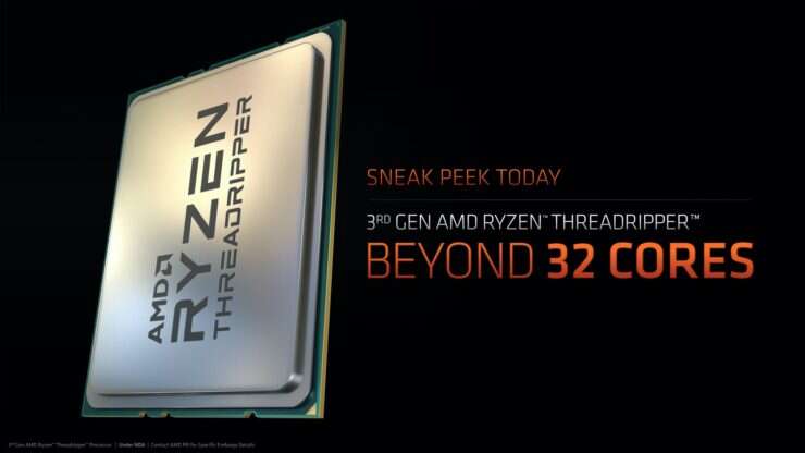 AMD Ryzen Threadripper 3980X, CPU AMD Ryzen Threadripper 3980X