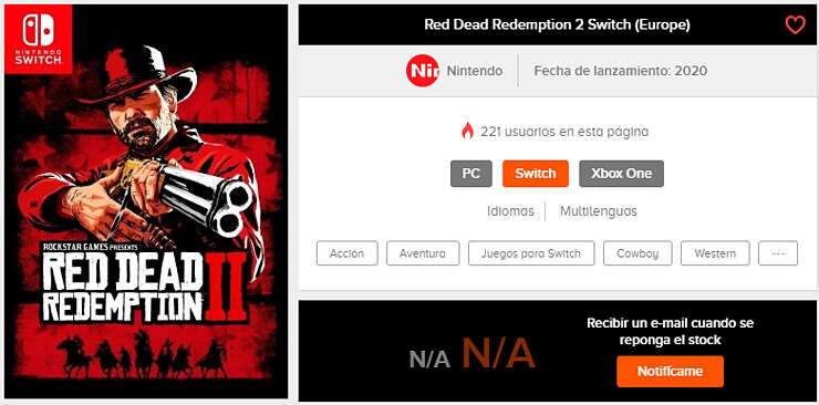 Red Dead Redemption 2 na Nintendo Switch. Wskazówki sugerują niewyobrażalny port