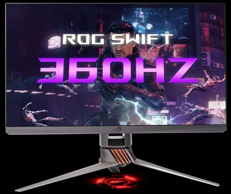 monitor ROG Swift 360 Hz, asus ROG Swift 360 Hz, nvidia ROG Swift 360 Hz