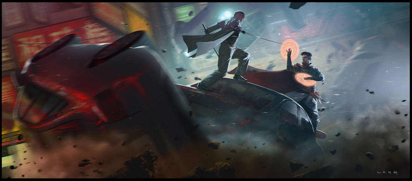 Niesamowite grafiki koncepcyjne z Doktora Strange'a. Przerażający Dormammu, sceny walk i alternatywny wygląd postaci