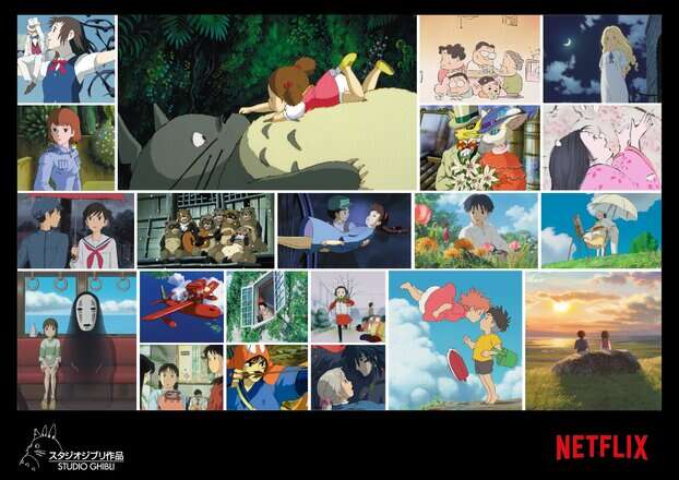 Netflix, netflix studio Ghibli, studio Ghibli, Netflix nowości, Netflix premiery, Spirited Away Netflix, Ruchomy zamek Hauru Netflix, Mój przyjaciej Totoro