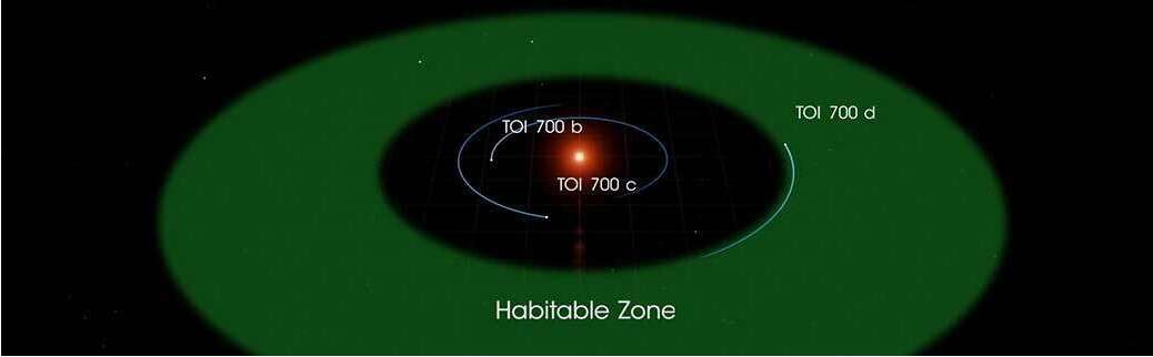 TOI 700 d, planeta podobna do Ziemi, egzomplaneta, obiecująca egzoplaneta