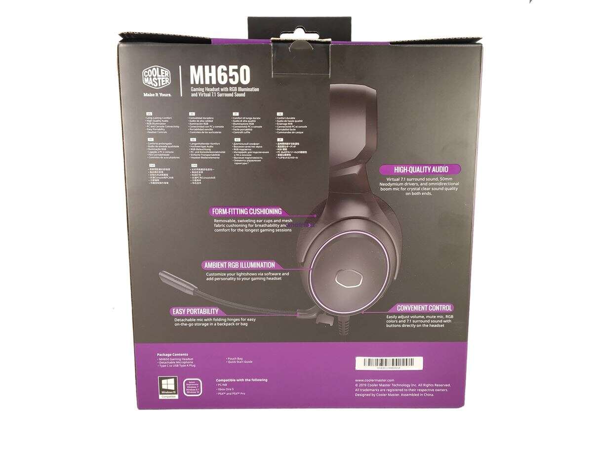 Test zestawu słuchawkowego Cooler Master MH650