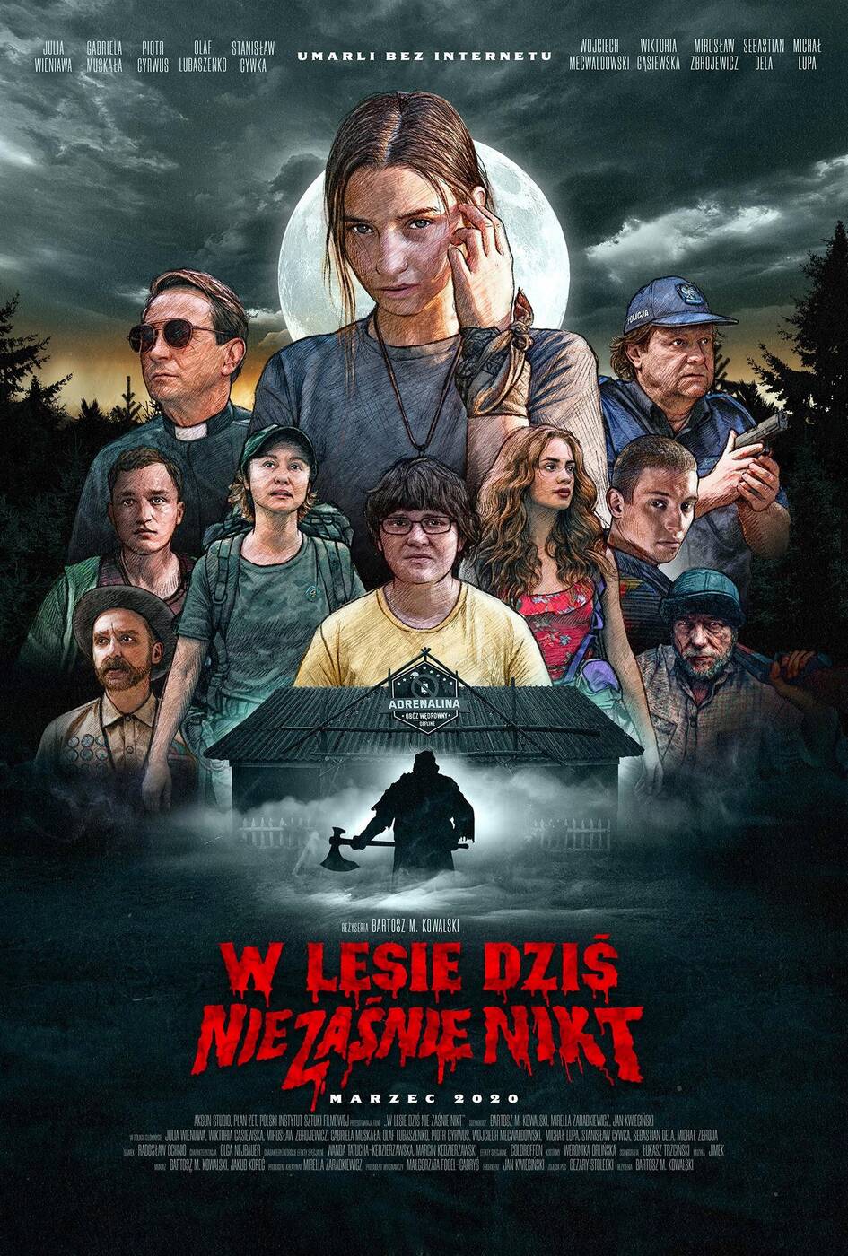W lesie dziś nie zaśnie nikt - teaser i plakat pierwszego polskiego slashera