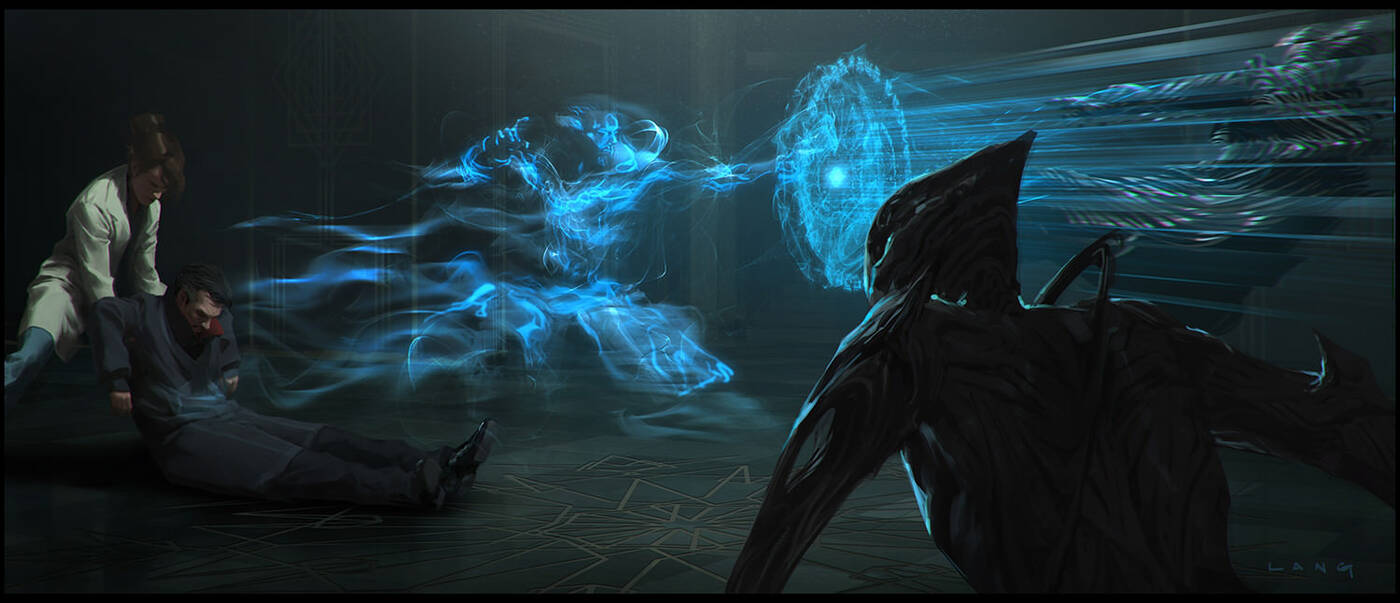 Niesamowite grafiki koncepcyjne z Doktora Strange'a. Przerażający Dormammu, sceny walk i alternatywny wygląd postaci