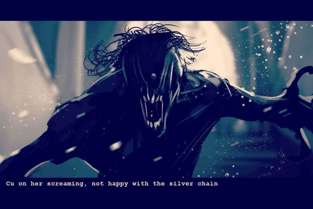 Zobaczcie storyboard walki Wiedźmina ze strzygą