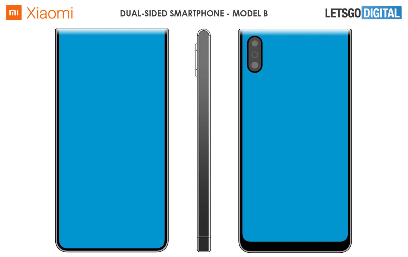 Xiaomi patent ekran dookoła obudowy
