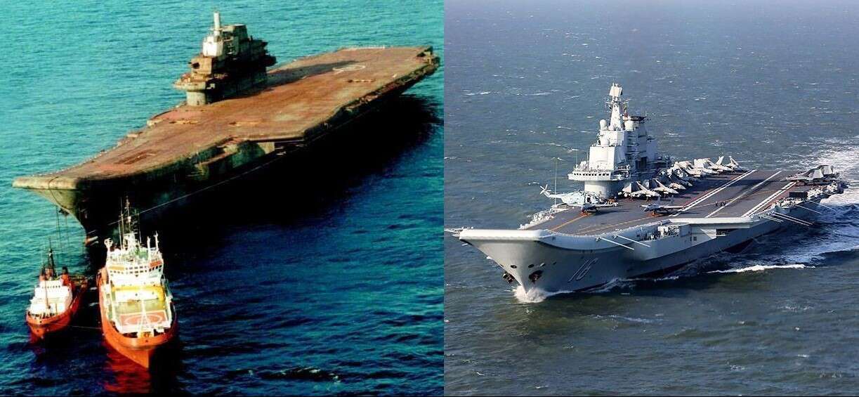lotniskowiec Liaoning, od złomu do lotniskowca, historia Liaoning, chiński lotniskowiec