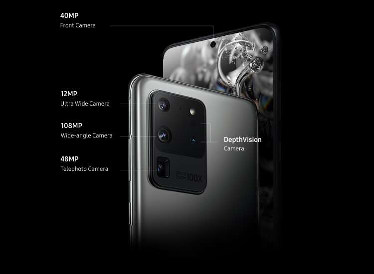 Aparaty w Galaxy S20 Ultra