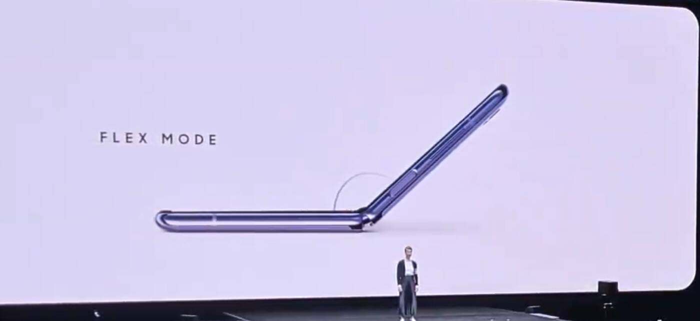Galaxy Z Flip Flex Mode