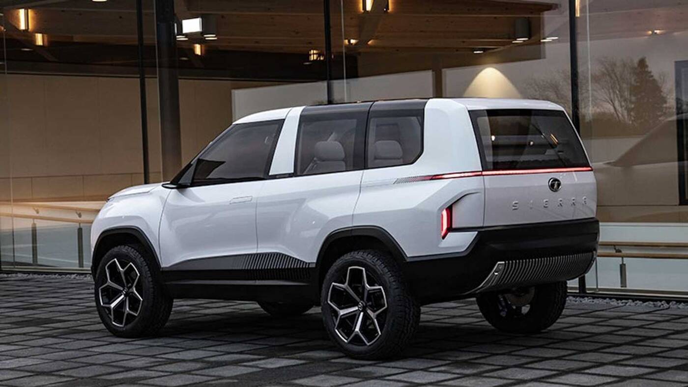 Sierra EV, Tata Motors, koncept Tata Motors, koncept Sierra EV