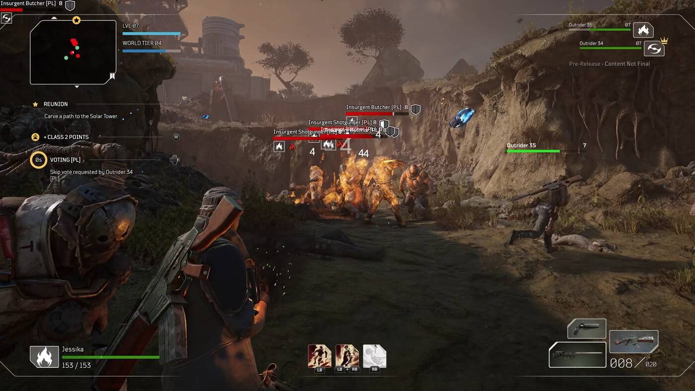 Outriders gameplay pierwsze wrażenia