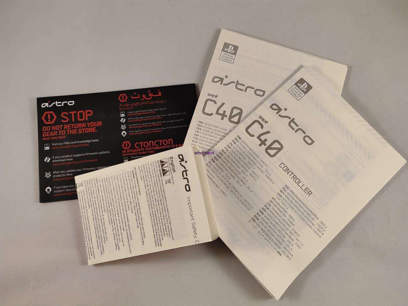 Test kontrolera Astro C40