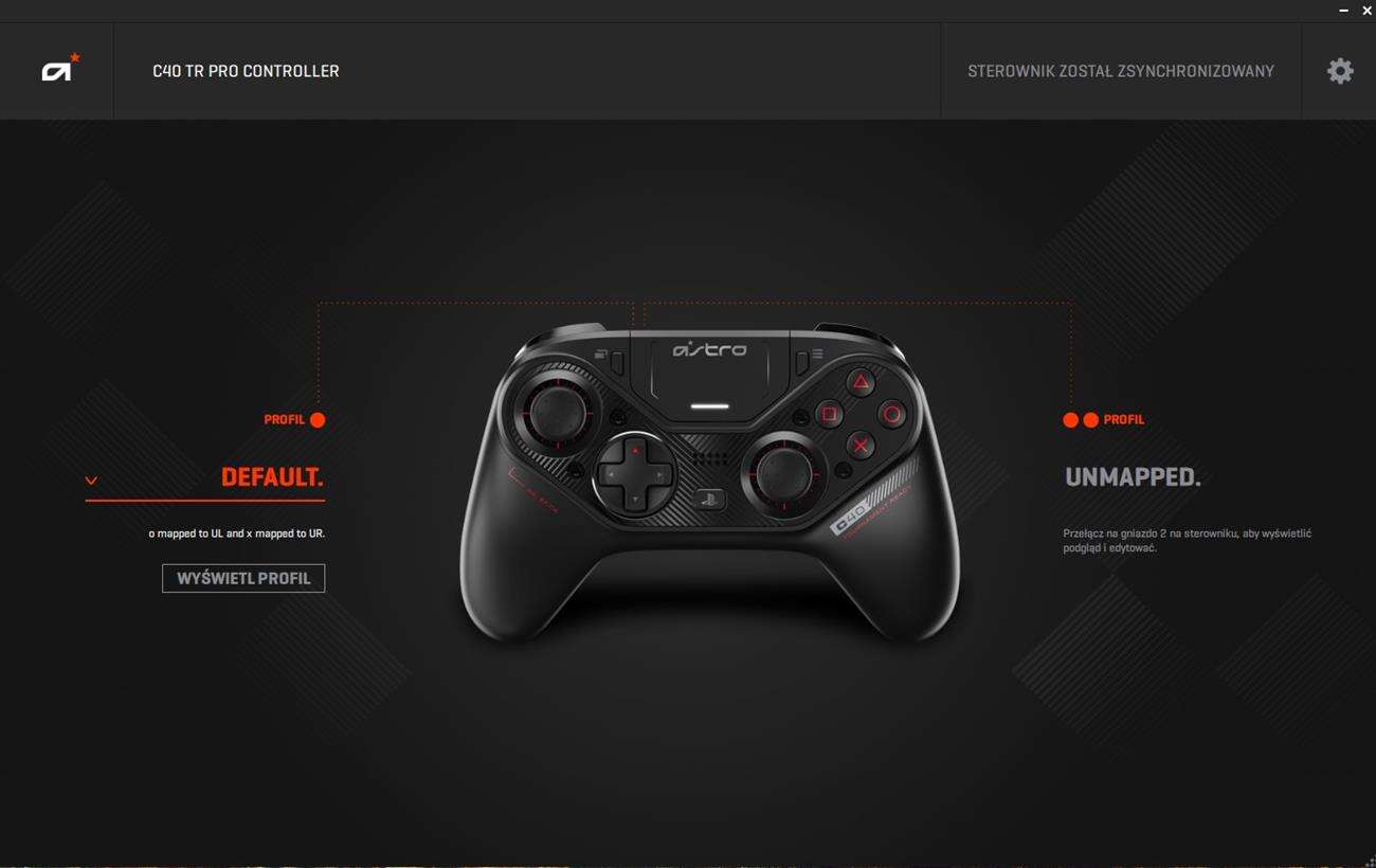 Test kontrolera Astro C40