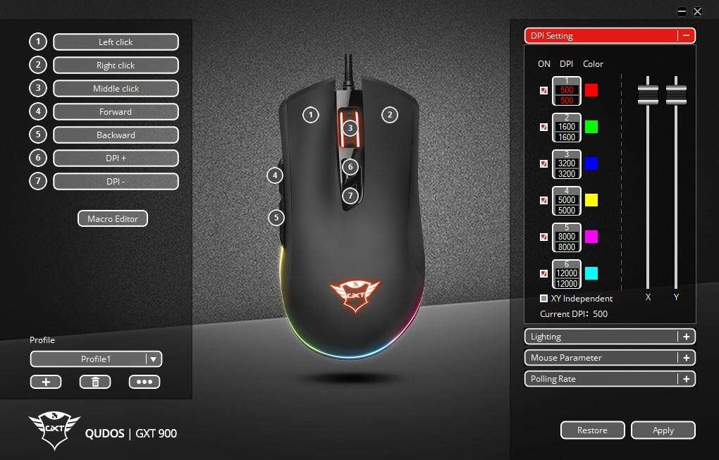 Test myszki Trust Qudos (GXT 900)