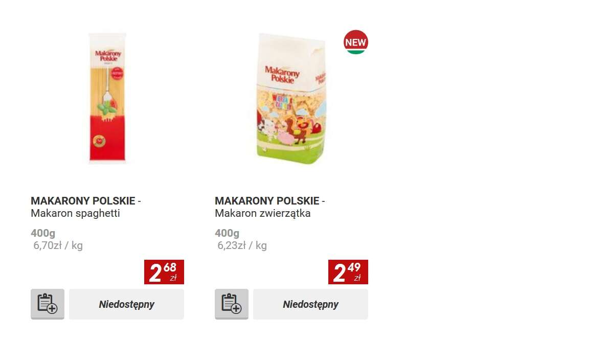 To miała być lista sklepów z zakupami online. Ale zakupy spożywcze w sieci dzisiaj nie mają sensu