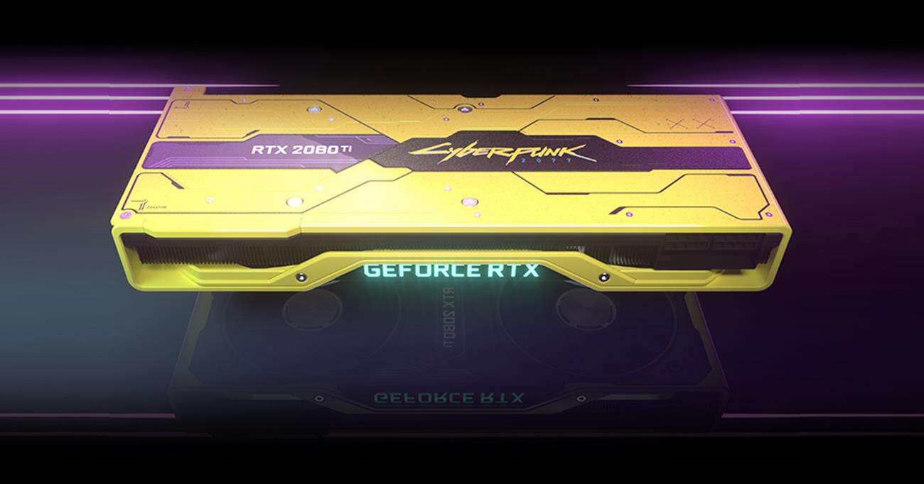 film Cyberpunk 2077 GeForce RTX 2080 Ti Limited Edition, wideo Cyberpunk 2077 GeForce RTX 2080 Ti Limited Edition