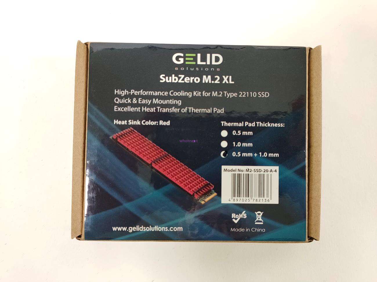 test Gelid SubZero M.2 XL, recenzja Gelid SubZero M.2 XL, review Gelid SubZero M.2 XL, opinia Gelid SubZero M.2 XL, cena Gelid SubZero M.2 XL