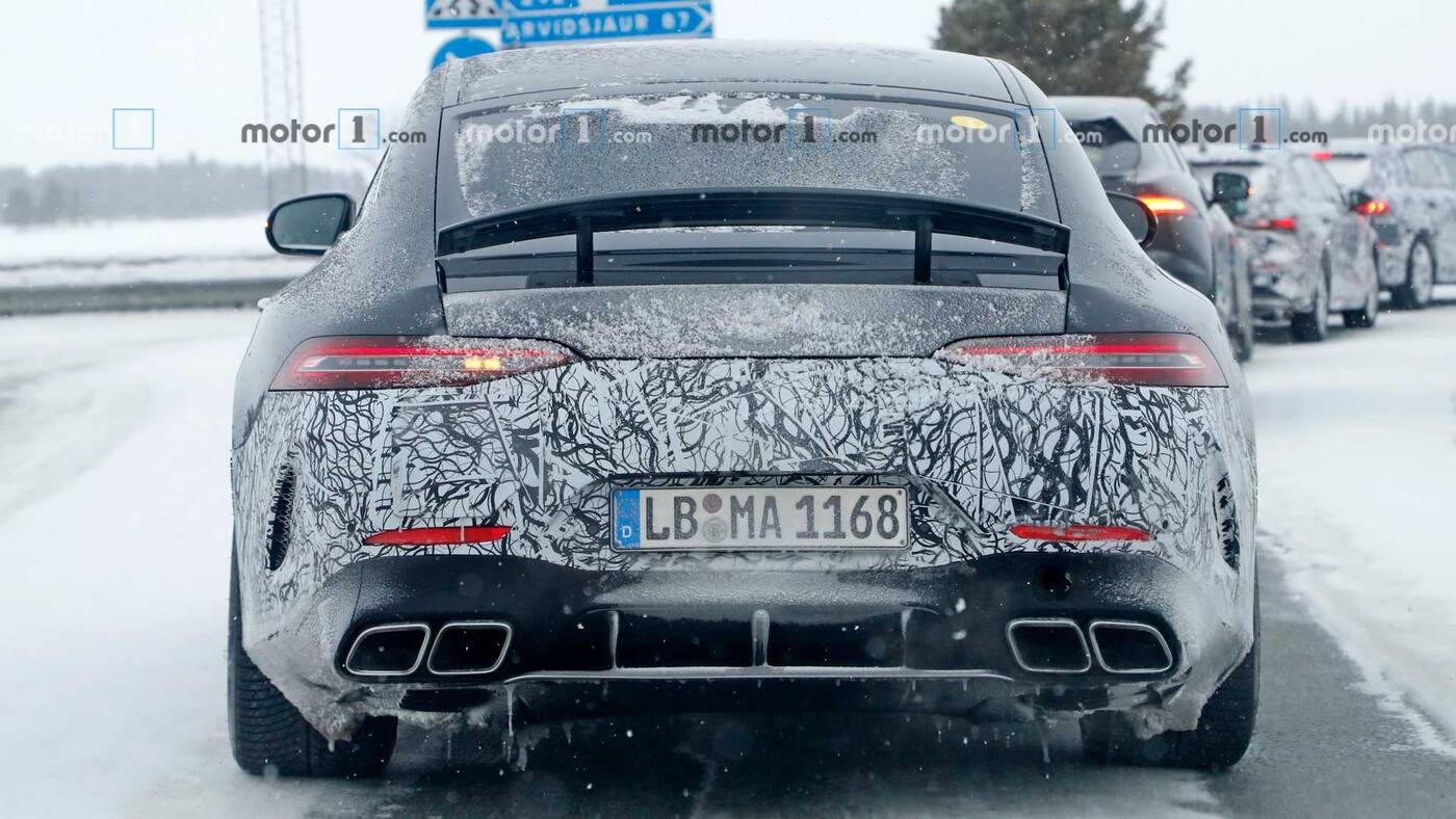Mercedes-AMG GT 73 dostrzeżony w hybrydowej wersji