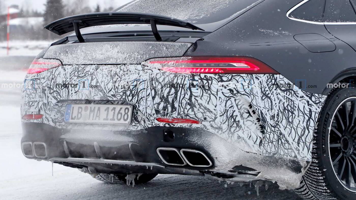 Mercedes-AMG GT 73 dostrzeżony w hybrydowej wersji
