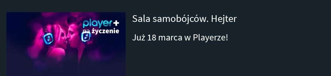 Sala Samobójców. Hejter pojawi się na Player.pl - kiedy premiera?