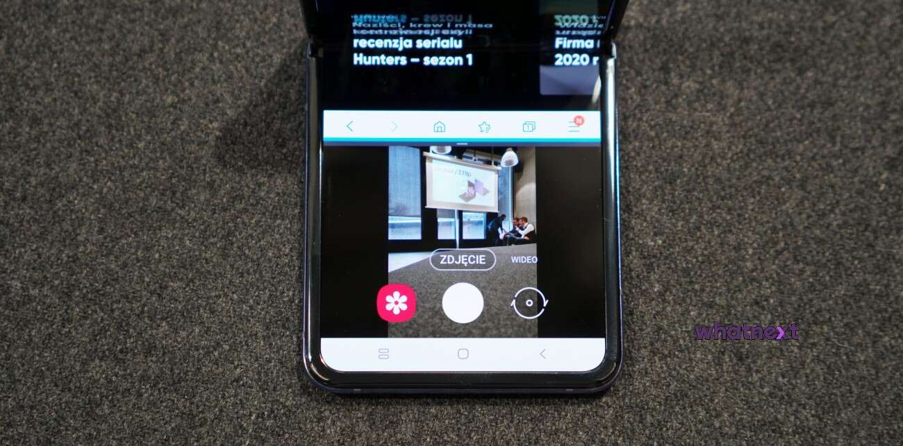 Samsung Galaxy Z Flip opinia pierwsze wrażenia