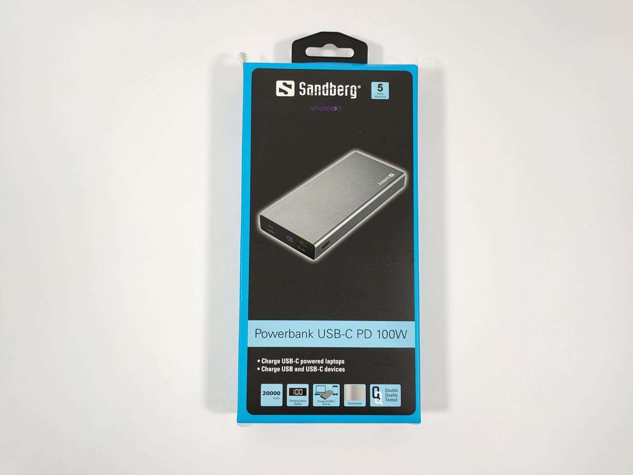 test Sandberg Powerbank USB-C PD 100W 20000 , recenzja Sandberg Powerbank USB-C PD 100W 20000 , review Sandberg Powerbank USB-C PD 100W 20000 , cena Sandberg Powerbank USB-C PD 100W 20000 , opinia Sandberg Powerbank USB-C PD 100W 20000