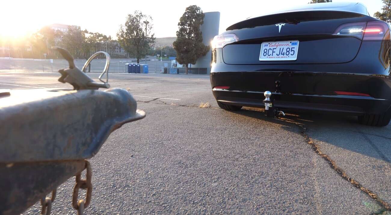 Tesla Model 3, Model 3, holowanie, holowanie EV