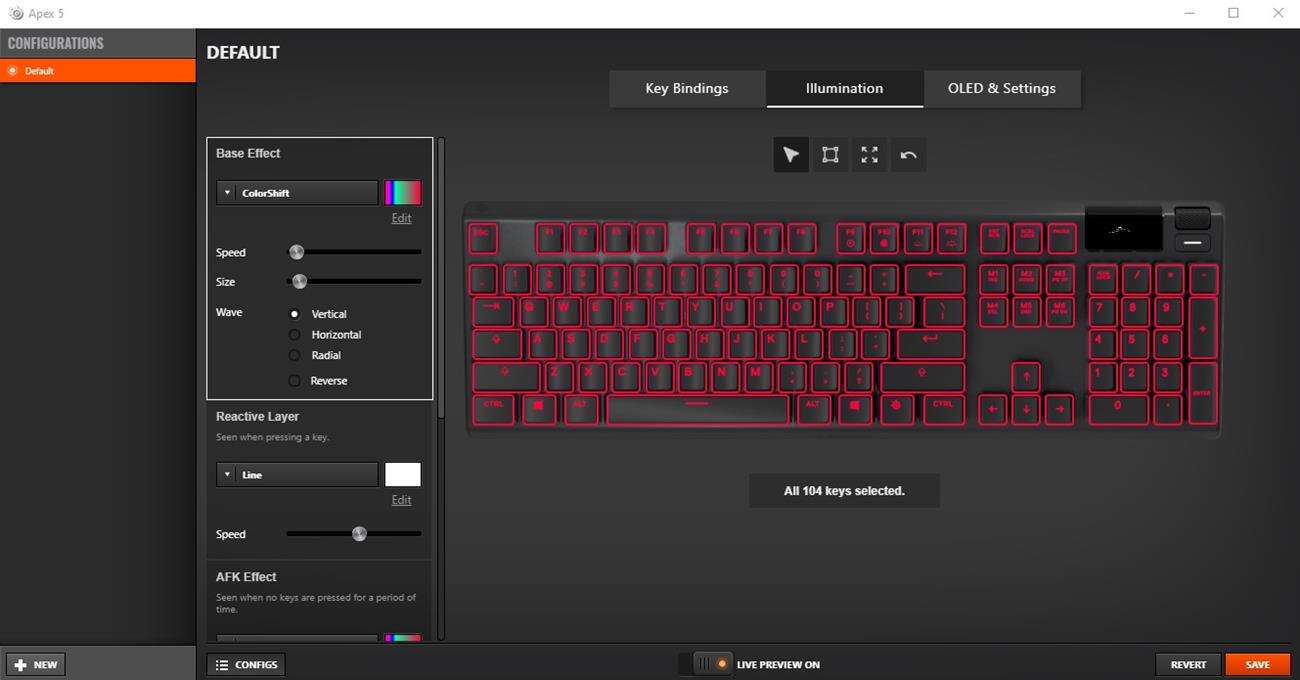 Test klawiatury SteelSeries Apex 5