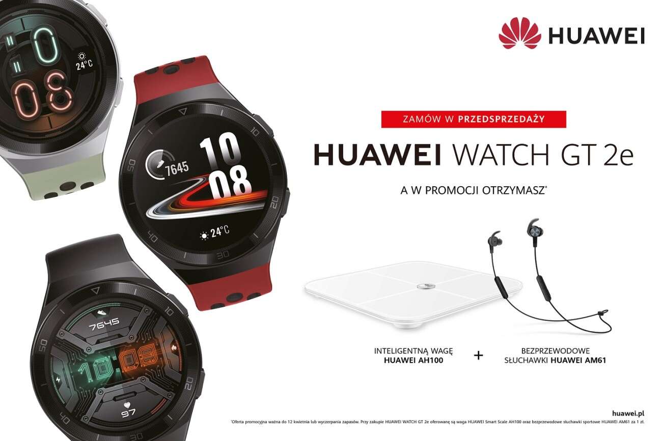 Debiutuje Huawei Watch GT 2e i bardzo zaskakuje ceną