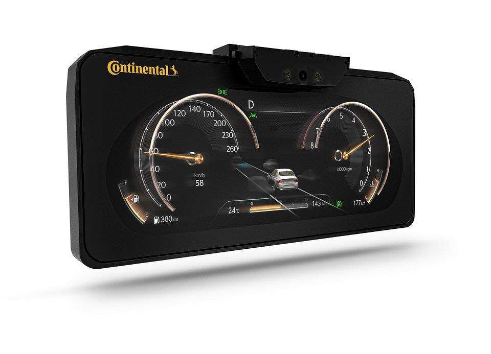 Genesis GV80, Continental, wyświetlacz 3D, trójwymiarowy wyświetlacz