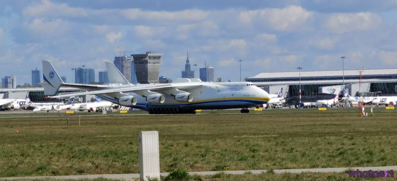 Antonov An-225 - największy samolot świata wylądował w Warszawie