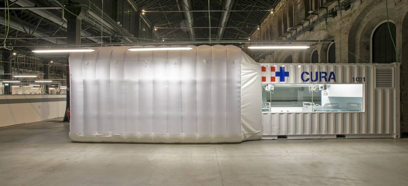 Powstał pierwszy szpital z kontenera transportowego