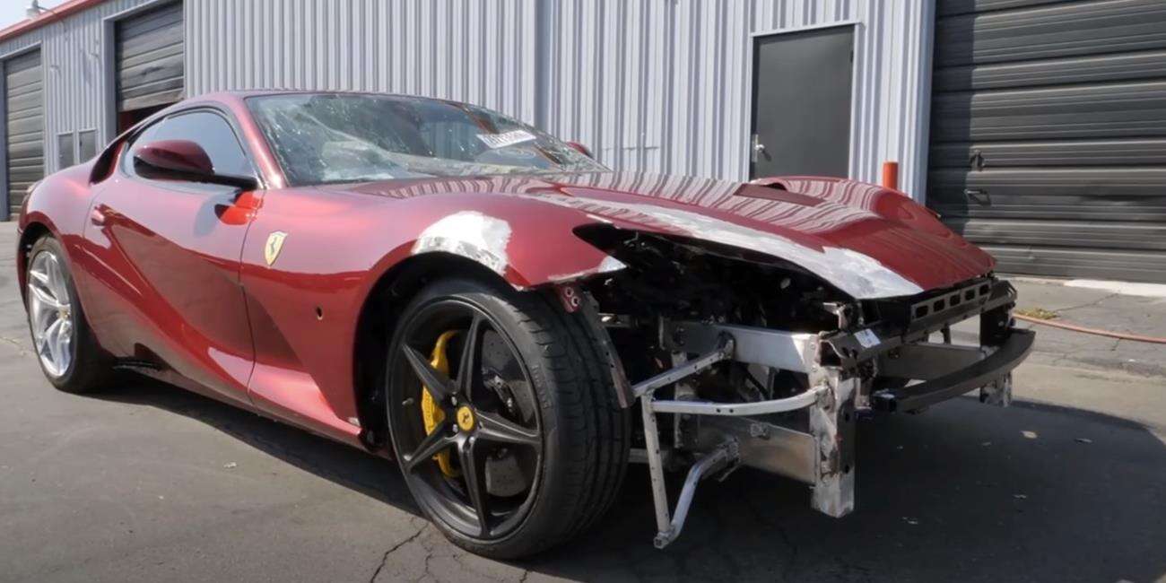 Ferrari 812 Superfast ze złomu do dawnej świetności