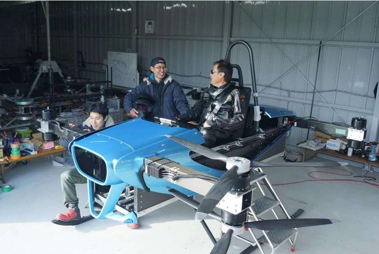 SkyDrive odbył pierwszy załogowy lot dronem w Japonii