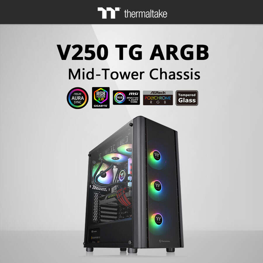 Thermaltake V250 TG ARGB, cena Thermaltake V250 TG ARGB, specyfikacja Thermaltake V250 TG ARGB, parametry Thermaltake V250 TG ARGB