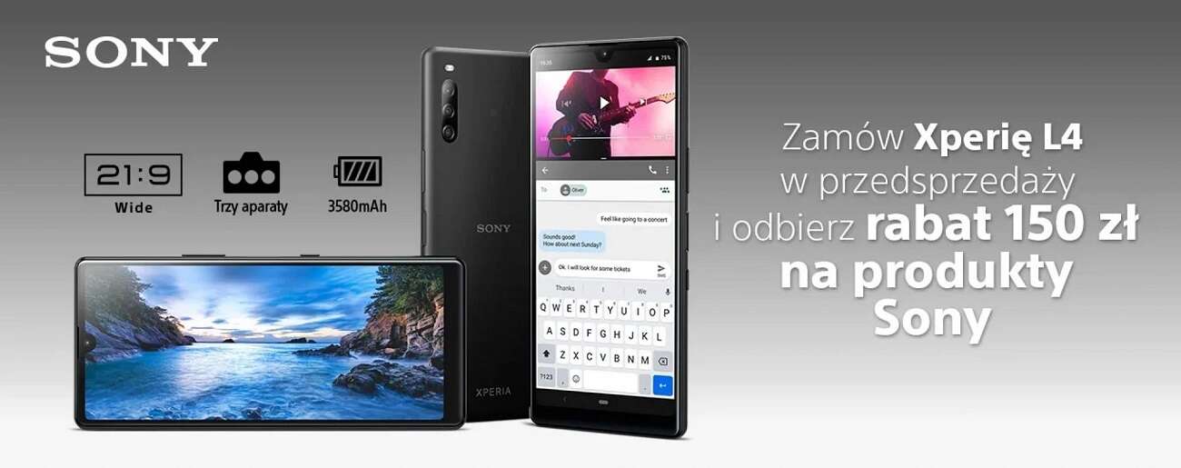 Xperia L4 w Polsce z lekko przesadzoną ceną
