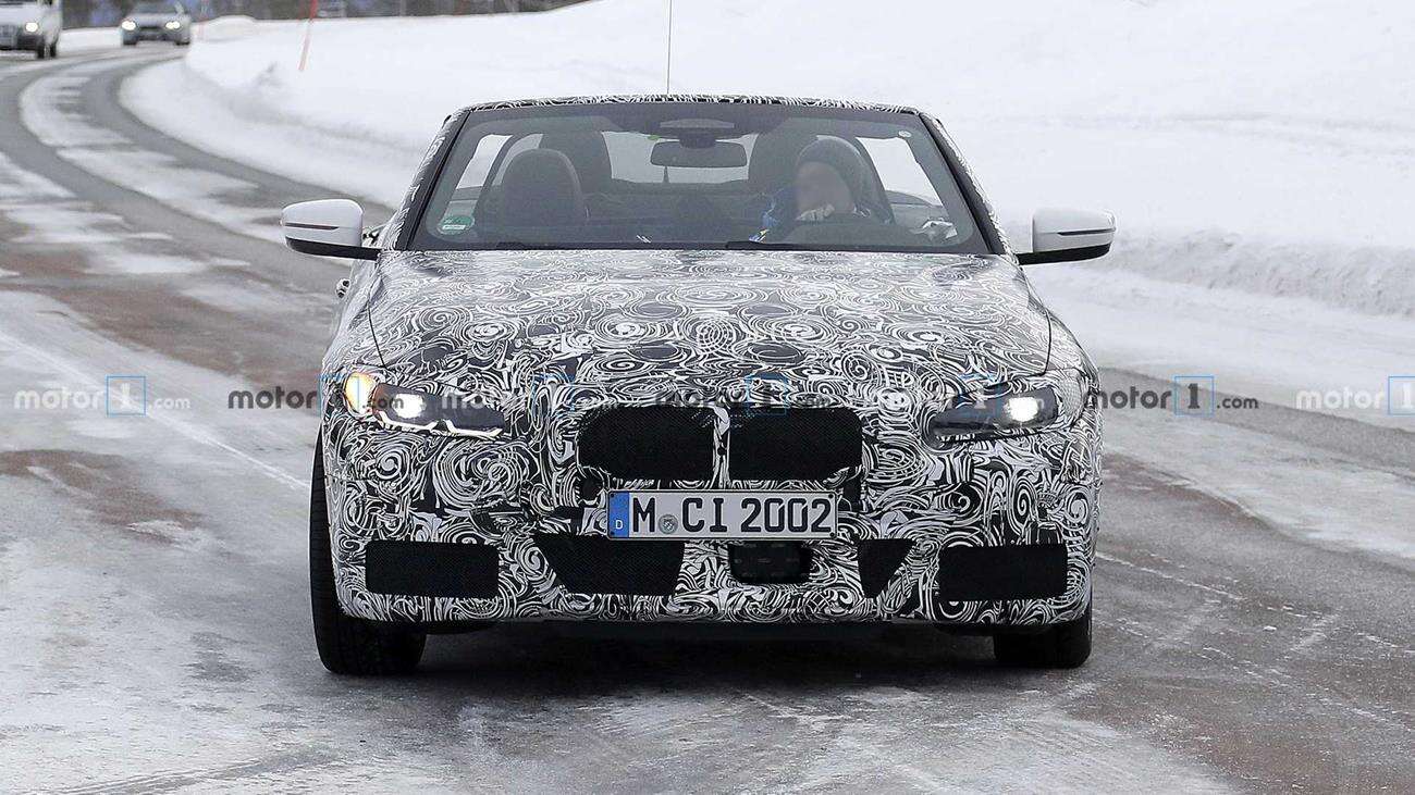 Zakamuflowany kabriolet BMW serii 4 2021 na zdjęciach