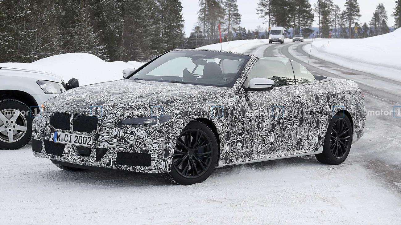 Zakamuflowany kabriolet BMW serii 4 2021 na zdjęciach