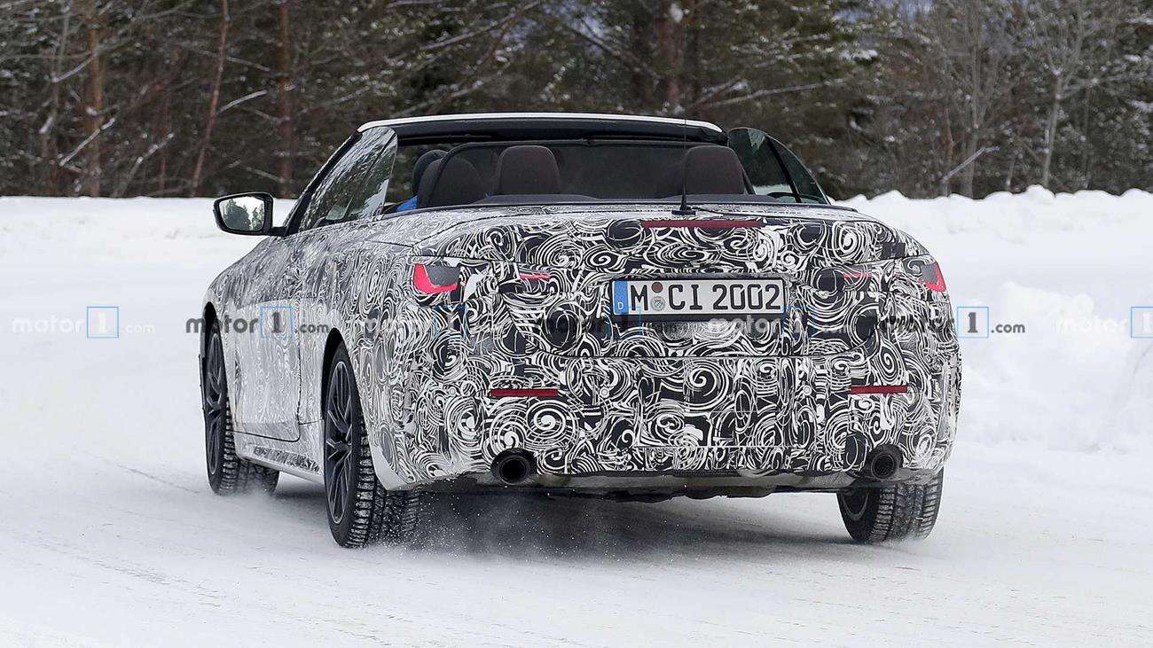 Zakamuflowany kabriolet BMW serii 4 2021 na zdjęciach