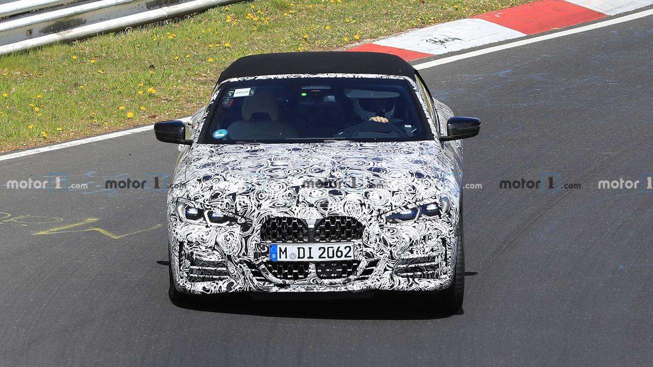 Zakamuflowany kabriolet BMW serii 4 2021 na zdjęciach