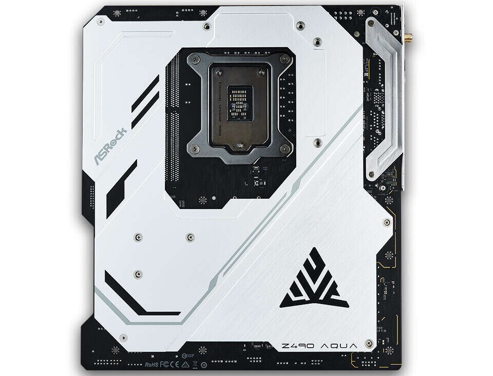 płyta ASRock Z490 AQUA, cena ASRock Z490 AQUA, chłodzenie ASRock Z490 AQUA