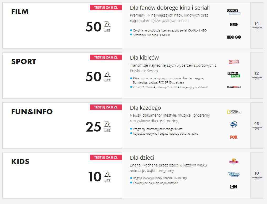 Canal + rusza z nową platformą. Serwis VOD i telewizja internetowa w jednym