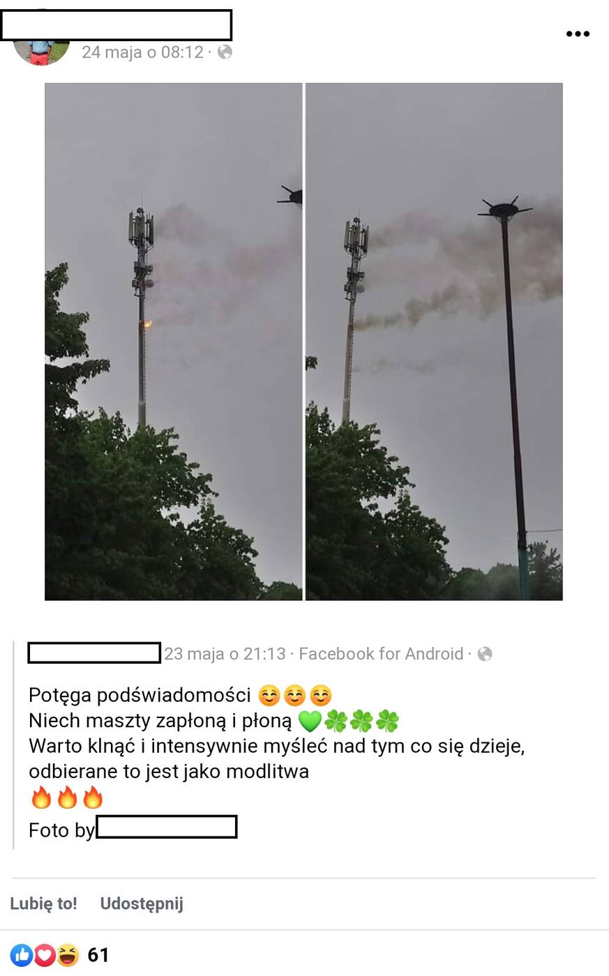 Stało się! W Polsce płoną nadajniki sieci komórkowej