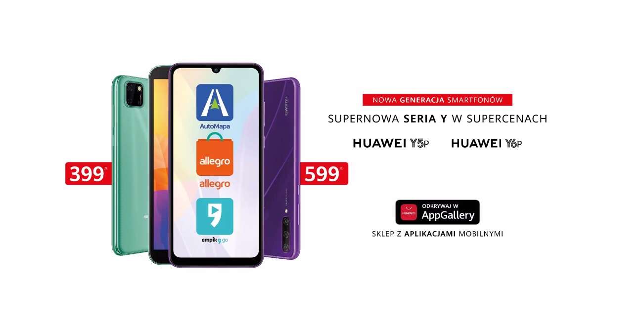 Huawei zastępuje Xiaomi. Nowe smartfony i tablet w ekstremalnie niskich cenach