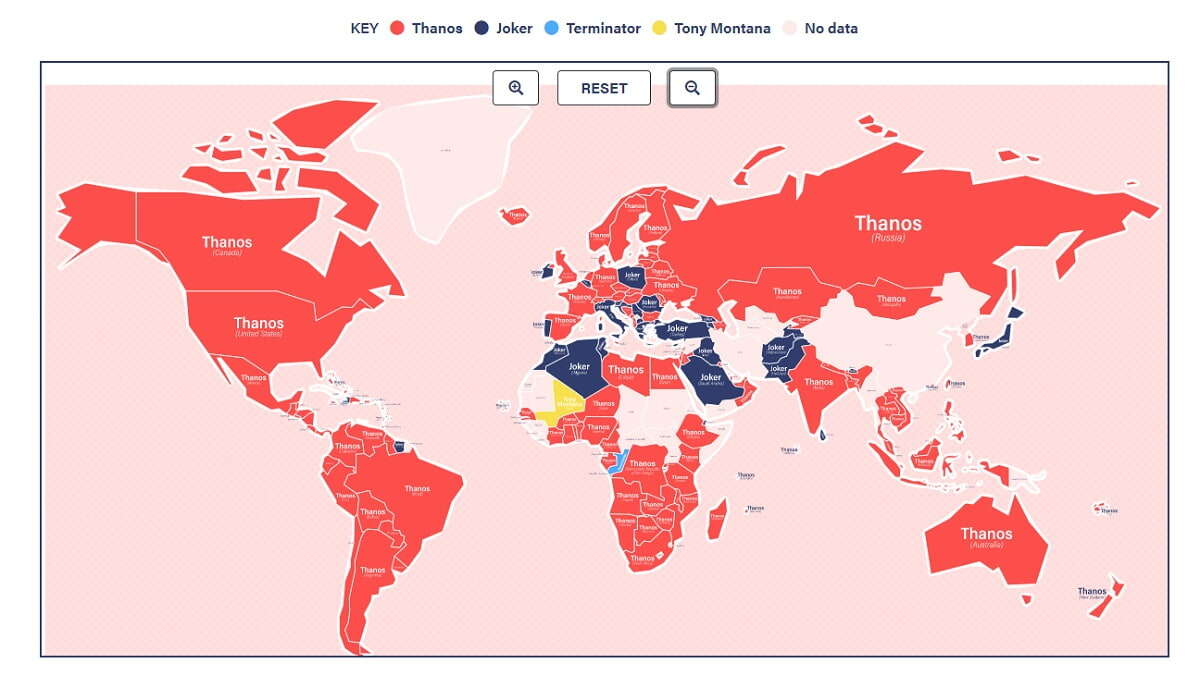 Oto ranking najpopularniejszych filmowych antagonistów. Kto na pierwszym miejscu?