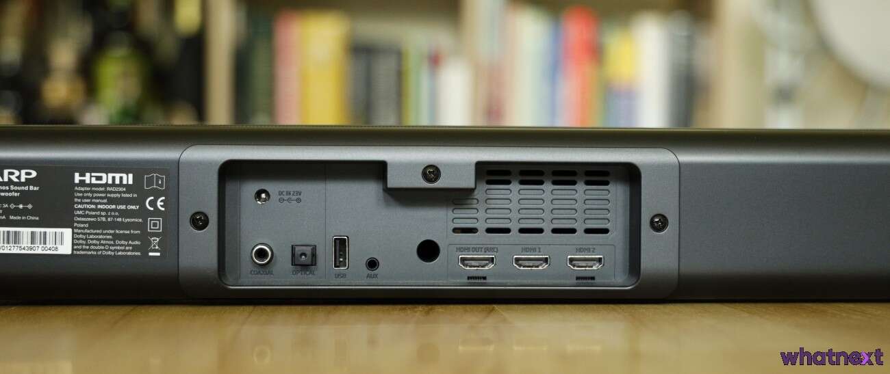 Recenzja Sharp HT-SBW800. Potężny dźwięk w kompaktowej formie