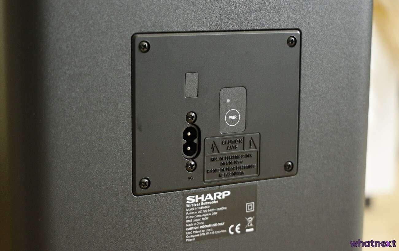 Recenzja Sharp HT-SBW800. Potężny dźwięk w kompaktowej formie